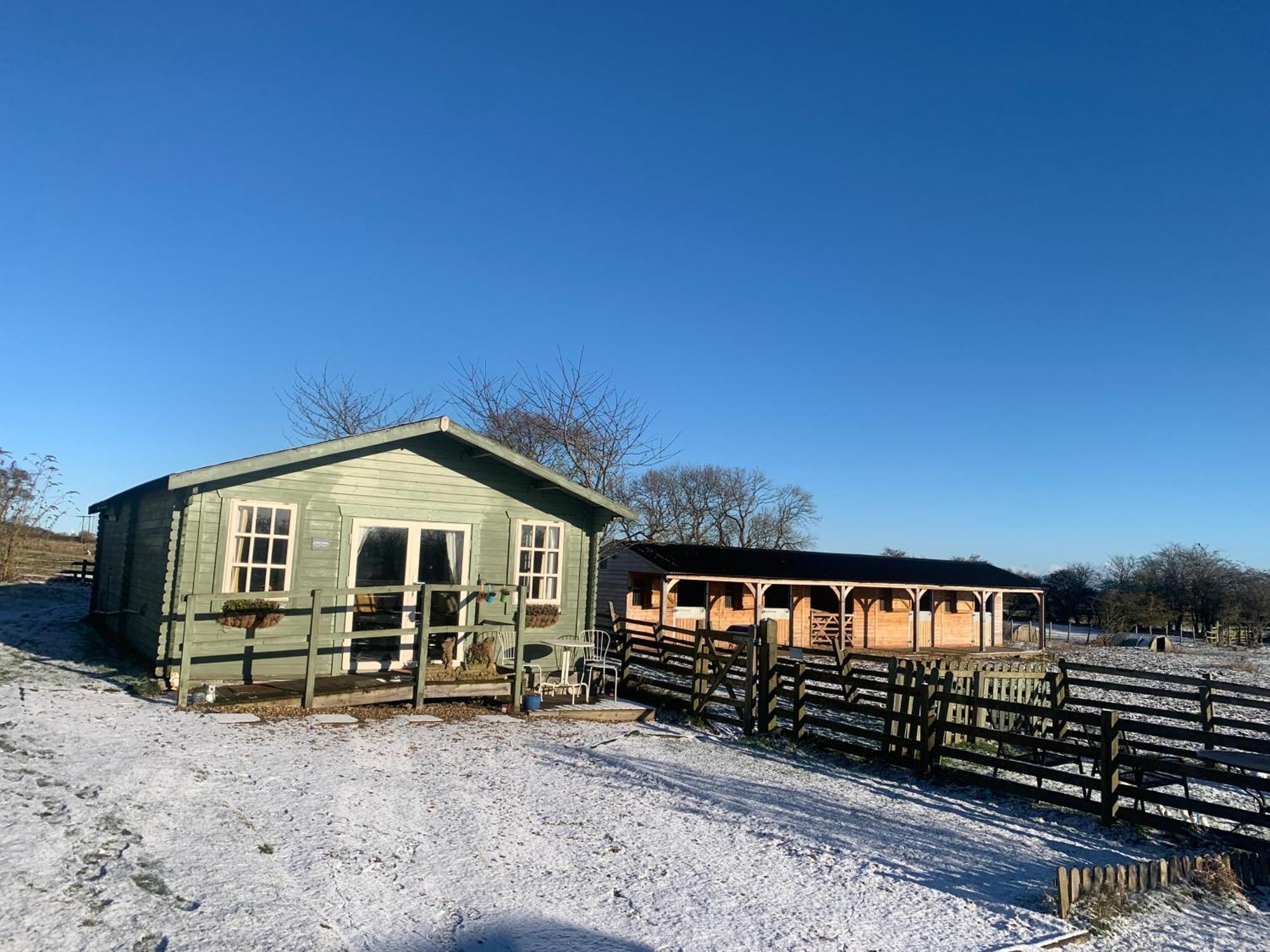 Owls Nest Log Cabin Morpeth Exteriör bild